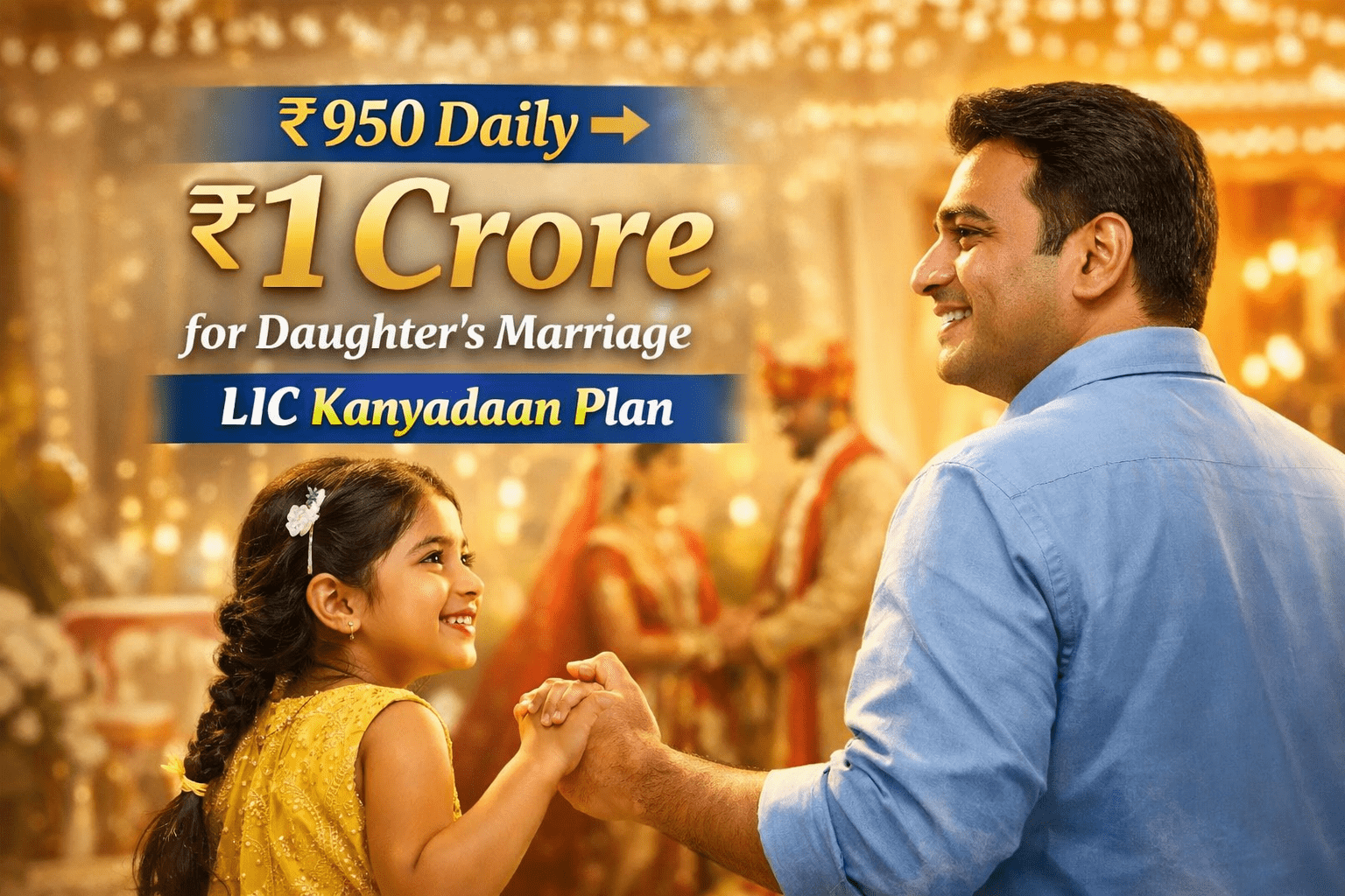 Save ₹950 Daily and Get 1 Cr from LIC