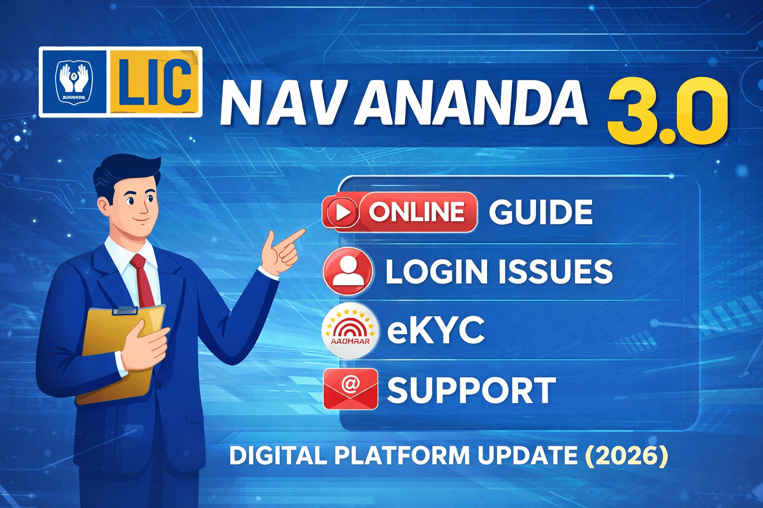 LIC Nav Ananda Helpline Contact List